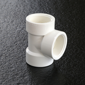 UPVC PVC Bs white color green color pp hydraulics hoses hdpe pipe fittings thread fitting water valves plumbing equipment