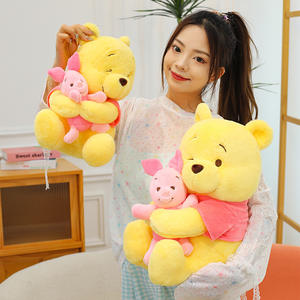 Peluche a forma di maialino e orsetto con imbottitura in cotone PP, 31cm-60cm, cuscino giocattolo imbottito - Product Image 6