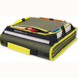Organiseur de classement Case-it, classeur à fermeture éclair avec poignée, capacité de 500 feuilles, classeur à 3 anneaux de 2 pouces avec fermeture éclair - Product Image 1