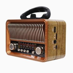 Retro Fm Am Sw Radio Plastic <strong>Casing</strong> Radio <strong>Dc</strong> Rechargeable Radio M-1232BT - Product Image 3