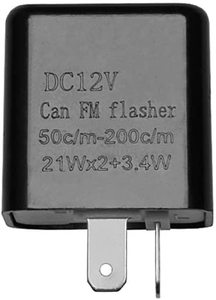 Indicador <span class=keywords><strong>LED</strong></span> para motocicleta apto para Honda 2014-2019, etc. Indicador <span class=keywords><strong>LED</strong></span> ajustable de 2 pines y 12V para motocicleta, relé intermitente de señal de giro - Product Image 2