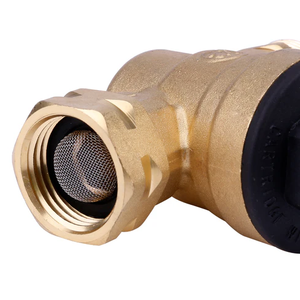 Su sistemleri için göstergesi yüksek akış pirinç vana ile ayarlanabilir su basıncı regülatörü - Product Image 4