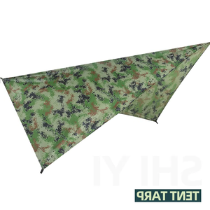 Toldo de lona impermeable portátil de gran espacio nuevo para acampar al aire libre playa a prueba de lluvia refugio solar hamaca paraguas - Product Image 6