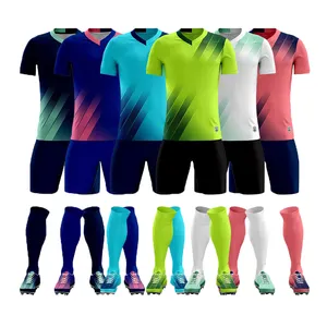 Camiseta De fútbol personalizada para hombres, conjunto De uniforme De sublimación, ropa deportiva para niños