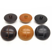 Boutons classiques vintage à motif écaille de tortue, boutons ronds en forme de champignon, perles en forme de dôme, attaches étoile et diamant pour manteaux trench