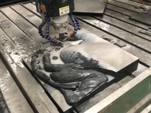 Machine de gravure laser CNC à tête simple/multiple pour la pierre, le <span class=keywords><strong>marbre</strong></span>, le granit – Machine de sculpture de précision pour pierres tombales et sculptures - Product Image 5