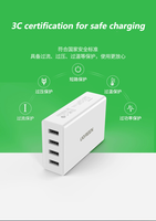Stasiun Pengisian Daya USB C UGREEN 34W 4-in-1 Hub untuk Kantor/Rumah/Perjalanan Dengan Kabel 1.5m