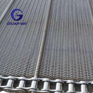 Bonne résistance à la Corrosion spirale grille chaîne lien tige pignon grillage bande transporteuse pour freezy - Product Image 2