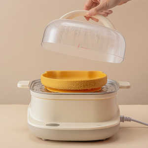 Cartoon <b>Cute</b> <b>Bear</b> Design Food-Grade Silicone Anti-Fall Baby Food Training Plate and Suction Bowl Children's Tableware - Product Image 2