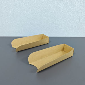 Greentop Plateaux alimentaires en papier kraft écologique Boîtes à emporter personnalisées pour <span class=keywords><strong>hot</strong></span> <span class=keywords><strong>dog</strong></span> au fromage pour gaufrage de chips de pommes de terre à la crème glacée - Product Image 2