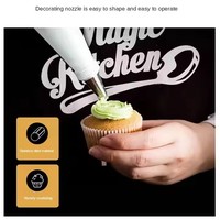 Ensemble d'embouts de tuyauterie pour la décoration de gâteaux et biscuits en acier inoxydable, ensemble de 9 pièces pour la pâtisserie et le bricolage