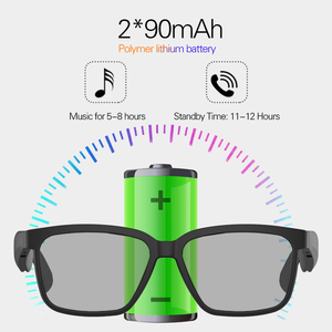 Lunettes TWS à la mode Haut-parleur sans fil Lunettes intelligentes Musique Haut-parleur sans fil <span class=keywords><strong>Casque</strong></span> - Product Image 6