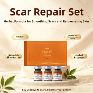 Kit de Mascarilla Facial Reparadora de Cicatrices con Escualeno Herbal, Fragancia de Aloe, Hidratante y Revitalizante para el Cuidado Diario de la Piel (Paquete Familiar Jumbo) - Product Image 3