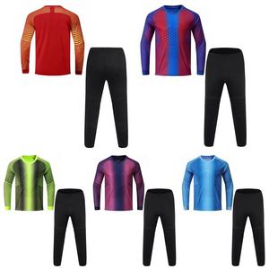 Ensemble de protection pour gardien de but de football pour garçons de 9 à 13 ans, t-shirt et pantalon, entraînement de football, rugby, basketball, volley-ball, baseball - Product Image 1