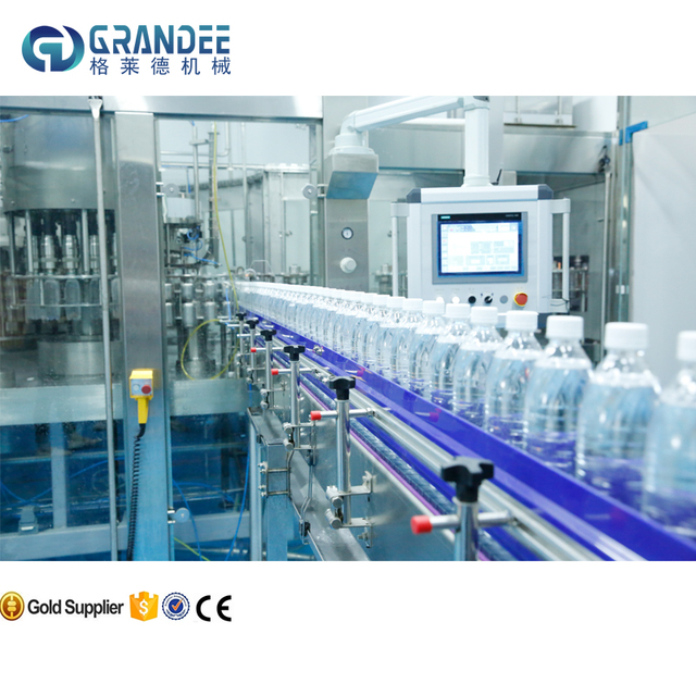 Complete Line Automatic XGF8-8-3 2000BPH Liquid Mineral Water Filling Machine for Zhangjiagang Sale
