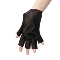 Gants jetables anti-UV pour protection contre les rayons UV, pour lampe UV LED, séchoir à vernis à ongles, avec bande adhésive