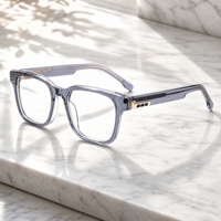 Personnalisation 2026 Nouveau Design Lunettes Optiques en Acétate pour Hommes Montures Optiques Haut de Gamme Anti-Lumière Bleue pour Usage Quotidien OEM/ODM