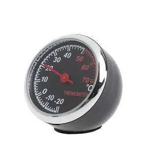 RTS TX Mini tablero termómetro interno reloj moda coche automóvil reloj Digital accesorios de coche