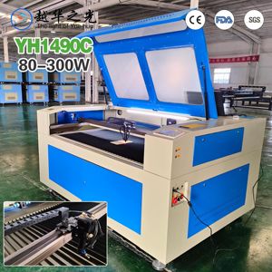 Machine de gravure laser CO2 Ruida YH1409C 150W à refroidissement par eau, nouvelle, prend en charge le bois, le cuir, le MDF, le papier, le verre, le caoutchouc, le contreplaqué, DXF/AI/LAS - Product Image 5