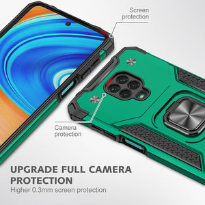 Per Xiaomi Nota 9Pro /Xiaomi Nota <span class=keywords><strong>9S</strong></span>/<span class=keywords><strong>Redmi</strong></span> Nota Cassa Del Telefono 9, anello di metallo Staffa Anti-shock Della Copertura Posteriore - Product Image 2