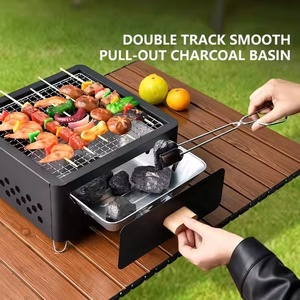 Parrilla de Barbacoa Cuadrada de Alta Calidad Yuyang, Parrilla de Carbón para Patio Exterior, Utensilios de Cocina para Acampar al Aire Libre - Product Image 6
