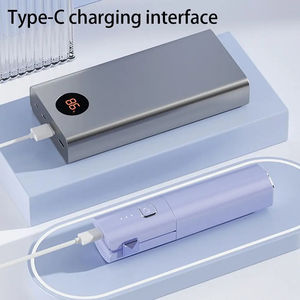 Mini lisseur et fer à boucler portable USB pour dortoir, petit format, pour franges volumineuses, double usage - Product Image 4