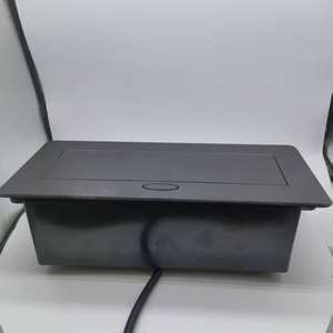 Boîte de prise de courant de table escamotable MAADUN 16A 13A <span class=keywords><strong>TEL</strong></span> RJ45, courant nominal, anti-poussière, prise universelle européenne standard - Product Image 2