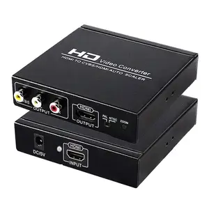 Factory Price HDMI TO RCA Audio Video Converter Display HDTV/Monitor 1080P 60HZ HDMI TO AV HD Video Converter