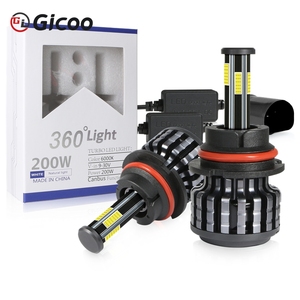 GICOO X6S Ampoules de phares <span class=keywords><strong>LED</strong></span> <span class=keywords><strong>pour</strong></span> voiture H4 H7 H11 6 côtés auto <span class=keywords><strong>led</strong></span> 9005 9006 9004 9007 <span class=keywords><strong>pour</strong></span> voiture <span class=keywords><strong>moto</strong></span> - Product Image 5