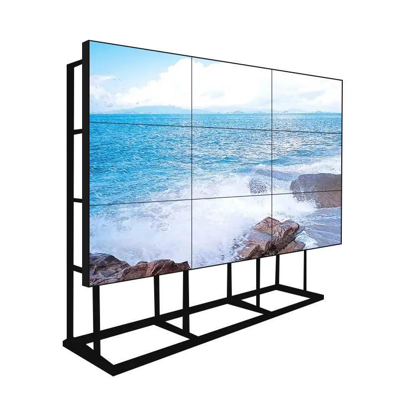 Indoor 55" 3.5mm Narrow Bezel Full Hd Advertising Players Display Screen Lcd Video Wall For Shopping Mall