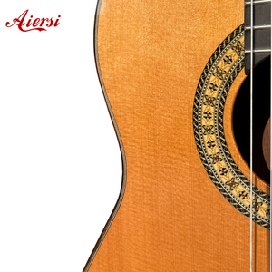 Guitarra profesional Fabricante Aiersi Alto grado Todo El Cedro sólido Mejor concierto español Guitarra clásica - Product Image 2
