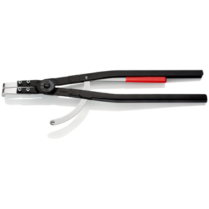 คีมตัดวงแหวน KNIPEX 44 20 J51 สำหรับวงแหวนภายในแบบมีรู สีดำเคลือบสีฝุ่น 590 มม. - Product Image 1