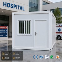 Maisons préfabriquées en conteneurs, usage bureautique, modulaires mobiles, à double étage, résistantes aux tremblements de terre, pliables
