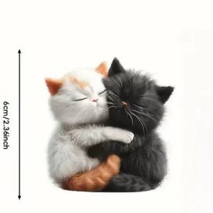 Diffuseur de parfum pour voiture en forme de chat mignon et créatif, clip de sortie d'air de voiture en acrylique, accessoires de voiture, décoration, pendentif, diffuseur d'air pour voiture - Product Image 6