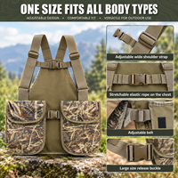 Gilet de chasse camouflage portable, léger, durable, multi-poches, pour l'aventure en pleine nature, la chasse et la chasse au canard