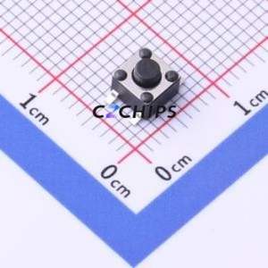 TSC015A03826B Tactile Switch SMD-4P,4.5x4.5mm Switch Round Button 2.6N Vertical Mount 4.5mm - Product Image 1