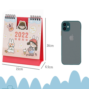 Mesa personalizada <span class=keywords><strong>2022</strong></span> con espiral, foto creativa, escritorio, página al día, impresión, <span class=keywords><strong>calendario</strong></span>, servicio, 365, venta al por mayor - Product Image 5