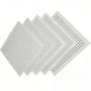 Plaques <span class=keywords><strong>de</strong></span> plafond en plâtre perforées carrées <span class=keywords><strong>de</strong></span> 12 mm, panneaux acoustiques en plâtre, grille en T, 600x600 mm, panneau <span class=keywords><strong>de</strong></span> plafond en PVC - Product Image 6