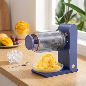 Machine à <span class=keywords><strong>glace</strong></span> pilée et smoothies rechargeable en promotion, facile à utiliser, pour la maison, pour thé au lait et crème glacée - Product Image 3