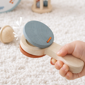 Nuevo Juego de 4 Instrumentos Musicales de Madera, Juguetes Montessori, Sonajero de Madera, Juguetes Sensoriales Musicales de Madera para Bebés y Niños Pequeños - Product Image 4