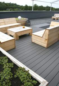 Tuiles <span class=keywords><strong>de</strong></span> terrasse rainurées en bois composite WPC, <span class=keywords><strong>grain</strong></span> <span class=keywords><strong>de</strong></span> bois, solides, <span class=keywords><strong>de</strong></span> qualité supérieure, <span class=keywords><strong>bon</strong></span> prix - Product Image 5