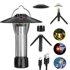 Lanterne de camping avec base magnétique similaire à la lanterne Blackdog Goal Zero 5 modes d'éclairage Lampes de poche LED <span class=keywords><strong>Lampe</strong></span> d'urgence - Product Image 1
