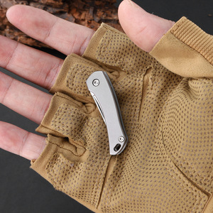 Mini cuchillo plegable de acero inoxidable de alta dureza, cuchillo plegable portátil para llavero, cuchillo pequeño creativo, cuchillo abridor de bolsillo - Product Image 2