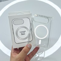 Vente en gros d'étuis magnétiques transparents 2 en 1 pour iPhone 18 Duo, coque de protection transparente en acrylique pour téléphone pliable Apple 18