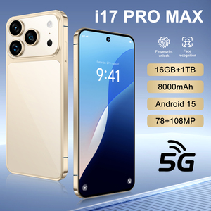 Smartphone I17 Pro 5G Double SIM 16 Go + 1 To, Caméra Frontale 78 MP, Caméra Arrière HD 108 MP, Batterie 8000 mAh, Android <span class=keywords><strong>15</strong></span>, Écran OLED 120 Hz, Version Anglaise - Product Image 3