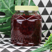 Bahan Premium untuk Bubble Tea Selai Mawar Selai Buah Selai Rasa Buah Mawar dengan Daging Mawar Asli