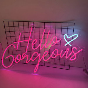 لافتة نيون LED مخصصة للمقاهي بشعار السيد والسيدة لتزيين حفلات الزفاف والمنازل والحانات والمحلات التجارية - Product Image 3