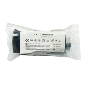 Tourniquet hémostatique tactique pour application manuelle à une seule main en cas d'urgence en extérieur et de premiers secours - Product Image 3