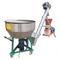 Ligne de production de granulés d'aliments pour volailles et poissons, mélangeur-granulateur multifonctionnel avec garantie de 3 mois