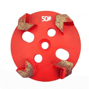 Disco de Diamante de 4 Pulgadas (100 mm) con Unión Metálica para Pulir Concreto, con Engranaje y Motor, Radio de Giro Corto - Product Image 3